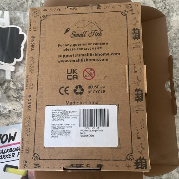 Small Fish - 120 pc. mini chalkboard set - Picture 4 of 5